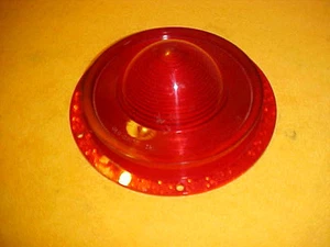 57-58 FORD FAIRLANE THUNDERBIRD GLO BRITE 321 REAR LEFT RIGHT STOP LIGHT LENS - Picture 1 of 3