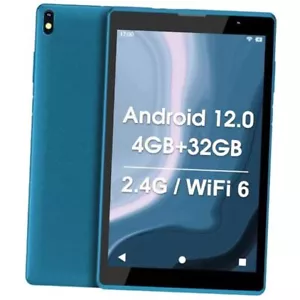 Android Tablet 8 inch, Android 12 Tablet, 4GB RAM 32GB ROM, Quad 8‘’ Tab Green - Picture 1 of 8