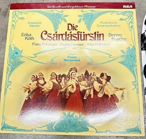 Die Csardasfürstin LP By Emmerich Kalman RCA 1979 Germany Classical - Picture 1 of 4