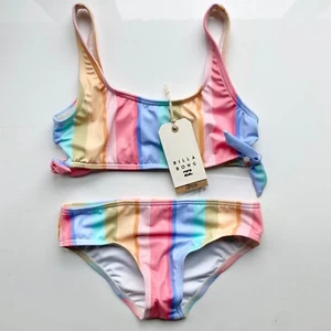 NEW Billabong Girl’s ”Say Hello” tank swim suit set in size 10 - Picture 1 of 8
