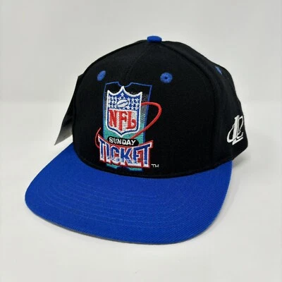 De colección NFL Sunday Ticket Snapback Gorra Logo Atlético Fútbol Taiwán Nuevo con Etiquetas Foto 1 de 4