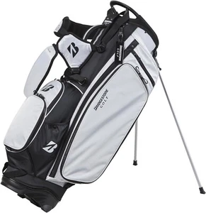 BRIDGESTONE Golf Men's Stand Caddy Bag 9.5 x 47 inch 2.5kg White CBG423 - Picture 1 of 9
