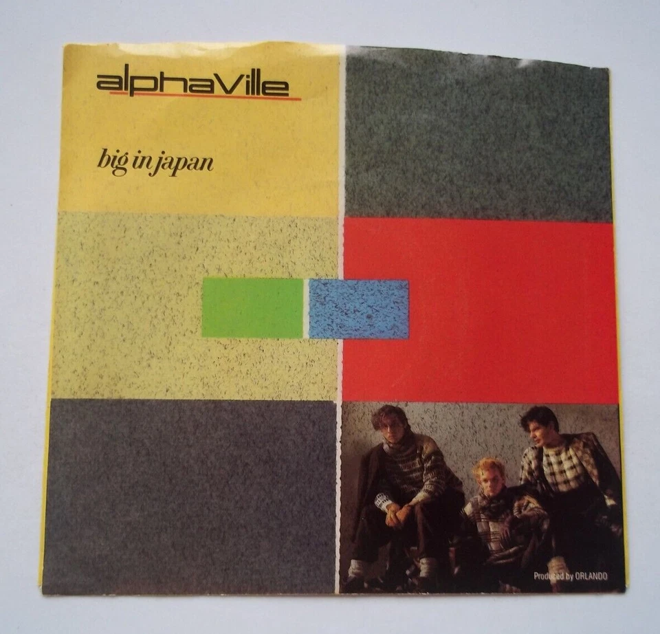 ALPHAVILLE - Big in Japan / Seeds - 45 RPM Record  7" Single 1984 w/ PICTURE SLV Foto 1 de 4