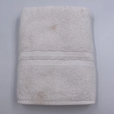Vintage Cannon Bath Towel - 43x25 White - Made in USA - Image 1 of 4