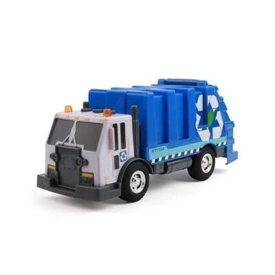 Juguete camión de basura Mighty Fleet Rescue Force 12" - luces y sonidos realistas,  Foto 1 de 4