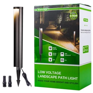 Landscape Path Lights, 12V Low Voltage Pathway Lights Wired, LED Outdoor Wate... - Picture 1 of 7