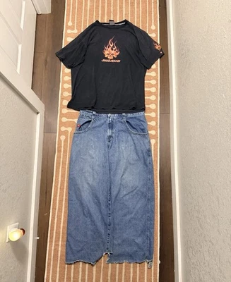 JNCO FLAMING SKULL (CONJUNTO) 🔥🔥🔥 - Imagem 1 de 4