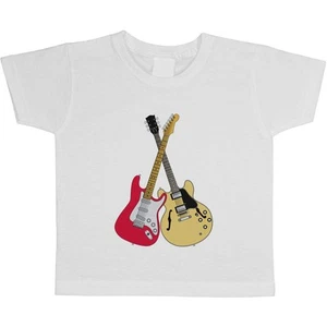 'Crossed Guitars' Children's / Kid's Cotton T-Shirts (TS027276) - Picture 1 of 9