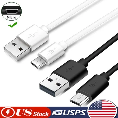 3/6FT Micro USB Fast Charger Data Sync Cable Cord For Samsung Galaxy S5 S6 S7 - Image 1 of 4