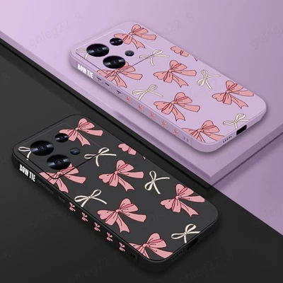 Phone Case For Xiaomi Redmi Note 14 13 12 11 Pro Shockproof Bow Pattern Cover - Image 1 of 4