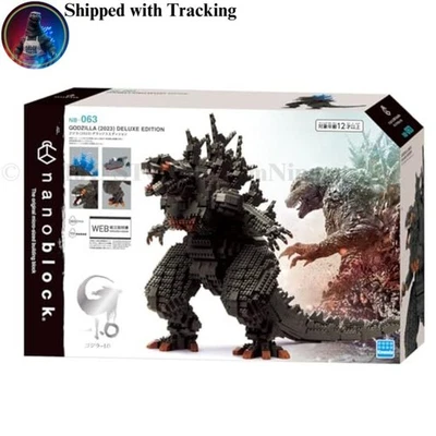 Kawada Nanoblock Godzilla 2023 Deluxe Edition NB-063 Kit Modelo Japão - Imagem 1 de 4