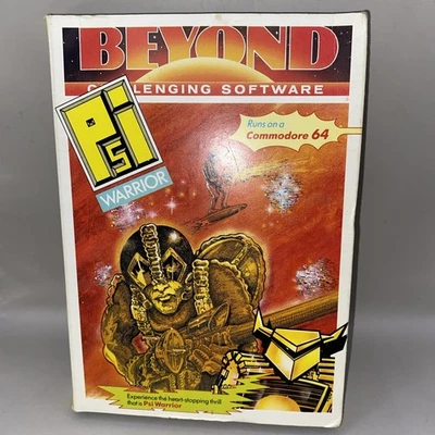 Psi PsI Warrior Beyond Commodore 64 C64 Cassette in Original Box & Manual 1980’s - Image 1 of 4