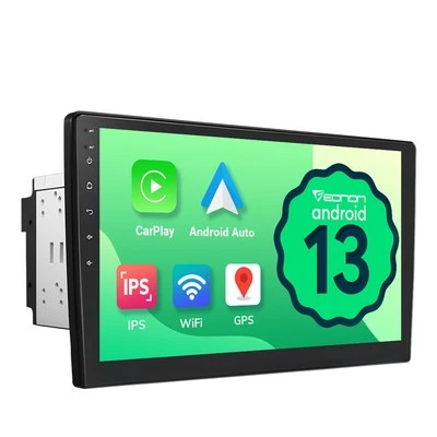 Eonon 10.1" Android 13 Double DIN Stereo Radio Car GPS SAT NAV DAB+ OBD2 CarPlay - Image 1 of 4