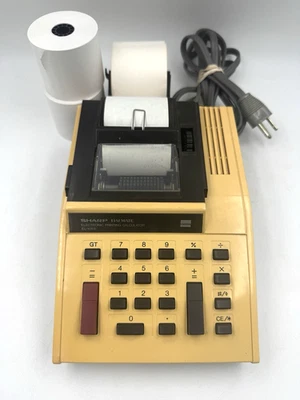 Vintage Sharp Elsi Mate EL-1058 Electronic Printing Calculator Adding Machine - Image 1 of 4