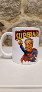 Super Nigel Farage Reform Cup Mug Make Britain Great Supernige UK Tea Coffee - Picture 1 of 4