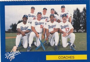 FREE SHIPPING-NRMINT-1995 Dodgers Police -Coaches