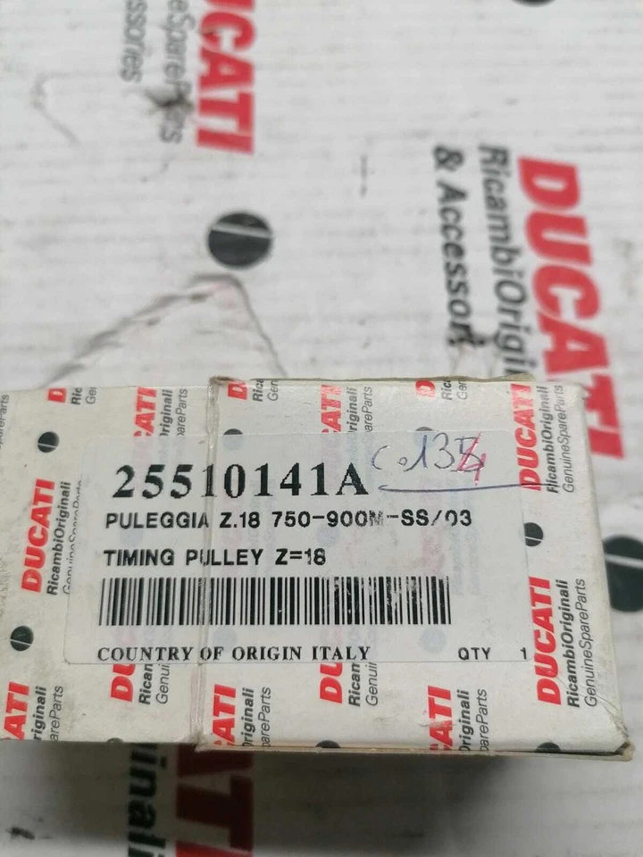 Puleggia Distribuzione Z. 18 per Ducati Monster 750/900-SS/03 Codice 25510141A - Immagine 1 di 4