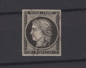 (WH22121) FRANCE - 1849, YVERT 3, CV € 65, USED, SEE SCANS - Picture 1 of 2