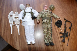 1992 Hasbro  GI Joe 11.5" Action Figure & 1999 Dragon Models Figure - Picture 1 of 6