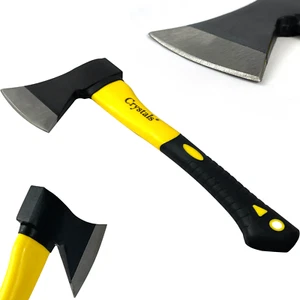 14" SMALL HAND AXE FOR CAMPING HIKING MADE FROM CARBON STEEL HAND HATCHET NEW - Picture 1 of 9