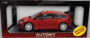 AUTOart 1/18 car Citroen C4 WRC 2007 Plain body red 80736 - Picture 1 of 10
