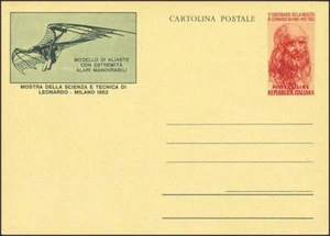 1953 Italy Repubblica-I.p Leonardo da Vinci L.20 Red (C152-1/5) 339/s329 - Picture 1 of 5