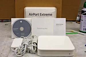 Estación base inalámbrica Apple AirPort Extreme Wi-Fi 802.11n MA073LL/A modelo A1143 - Imagen 1 de 8