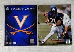 Foto Tiki Barber Virginia Cavaliers 8"x10" offiziell lizenziert NCAA 2er-Packung - Bild 1 von 9