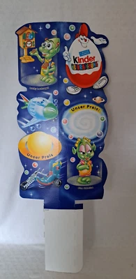 Ü-Ei Turm Aufsteller Ecke Super Spacys 2001  70 x 26 cm - Bild 1 von 2