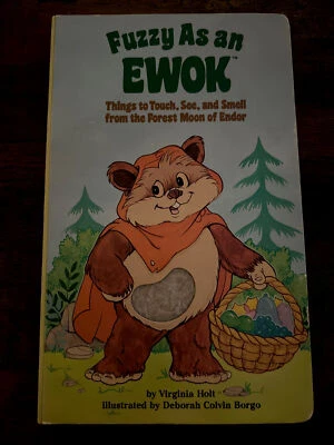 Libro infantil raro coleccionable de Star Wars "Fuzzy as an Ewok" de 1986 Foto 1 de 4