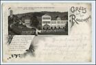 W2E74/ Thale Greeting from the Rosstrappe Litho Postcard Stamp: Postal Mailbox... 1898