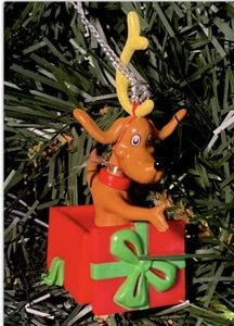 2025 Reindeer Max the Dog In Present How The Grinch Stole Christmas Ornament - Picture 1 of 1