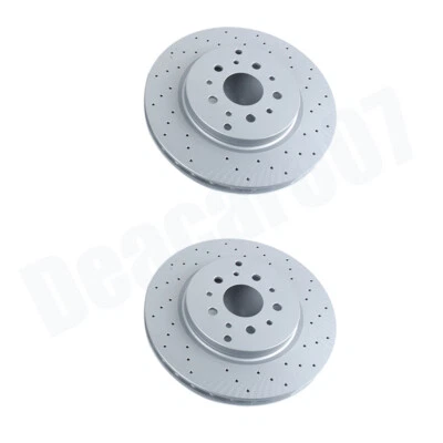 New For Maserati Granturismo GT & Quattroporte Rear Brake Rotors US - Image 1 of 2