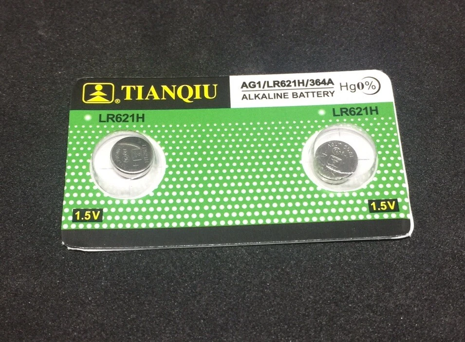 2pk AG1 LR621H 364A SR621SW SR621 V364 SR60 D363 D364 LR621 364 Watch Batteries - Image 1 of 1