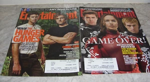 Entertainment Weekly Magazine 2 Hunger Games 2011 2015 Jennifer Lawrence GUC - Picture 1 of 5