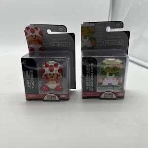 SUPER MARIO 8- BIT JAKKS PACIFIC WORLD OF NINTENDO NEW 2.5" SERIES 2-5 Lot - Picture 1 of 2