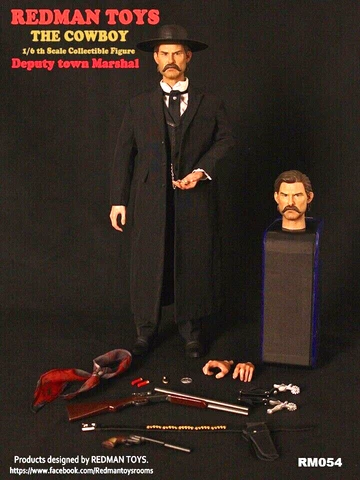 1/6 scale Redman Deputy Marshal Old West Cowboy Action Figure MIB Cover