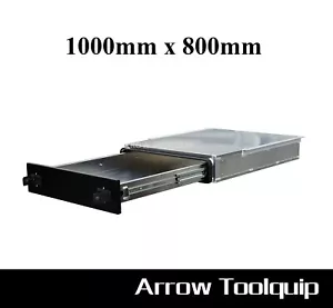 1000 x 800 Aluminium Ute Tray Toolbox Under Tray Trundle Sliding Drawer - Picture 1 of 13
