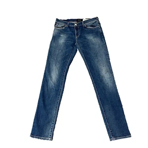 Armani Damen Jeans Tapered Slim Dunkelblau Stretch W29 L28 Push Up - Bild 1 von 14