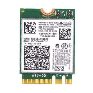 For Lenovo T440X240Y40Y70Y50 7260AC wireless network card 4.0 Bluetooth 04X6007 - Afbeelding 1 van 2