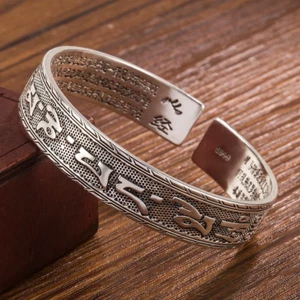 EDLES Armband 925 SILBER massiv Armkette Ring breiter ARMREIF Armzange Zirkonia - Bild 1 von 4
