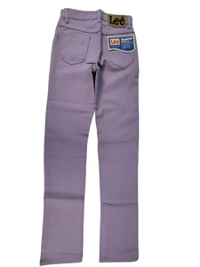 Vtg NWT Lee Denim Jean Pants Straight Leg Regular Fit Lavender Student Sz 26/34 - Picture 1 of 8