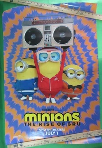 Minions the Rise of Gru Movie Poster 2-sided 27x40 Steve Carell - Picture 1 of 4
