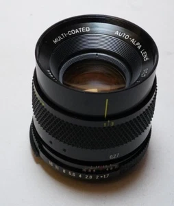 Alpa Camera Auto-Alpa 50mm f/1.7 Macro 1:3 Lens in M42 Screw Mount - Picture 1 of 5