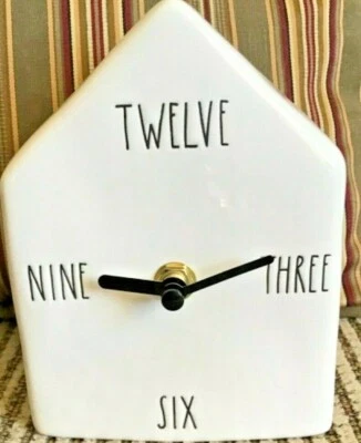 RAE DUNN ARTISAN COLLECTION CLOCK BATTERY OPERATED NWT - Image 1 of 3