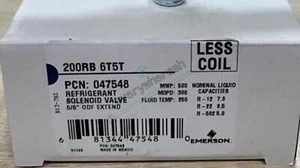 1PCS NEW EMERSON Solenoid Valve 200RB 6T5T 200RB6T5T(Welding5/8) - Picture 1 of 1