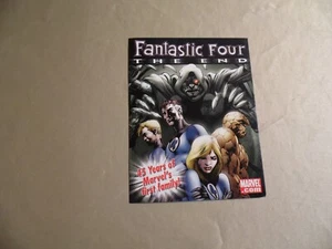 Tarjeta promocional Fantastic Four The End/alrededor de 2006/envío nacional gratuito - Imagen 1 de 2