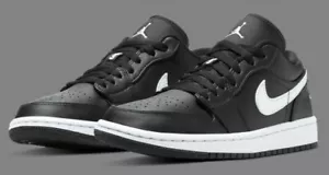 Nike Air Jordan Retro 1 Low Black White Panda Women's AO9944-001 Size 5W RTS - Picture 1 of 1