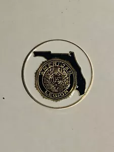 Florida American Legion Golf Ball Marker Ships Free - Picture 1 of 1