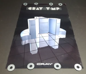 VTG ORIGINAL CRAY RESEARCH Y-MP SUPERCOMPUTER 28" X 19" POSTER RARE ADVERTISING - Picture 1 of 6